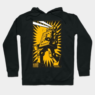 Black Robot Hoodie